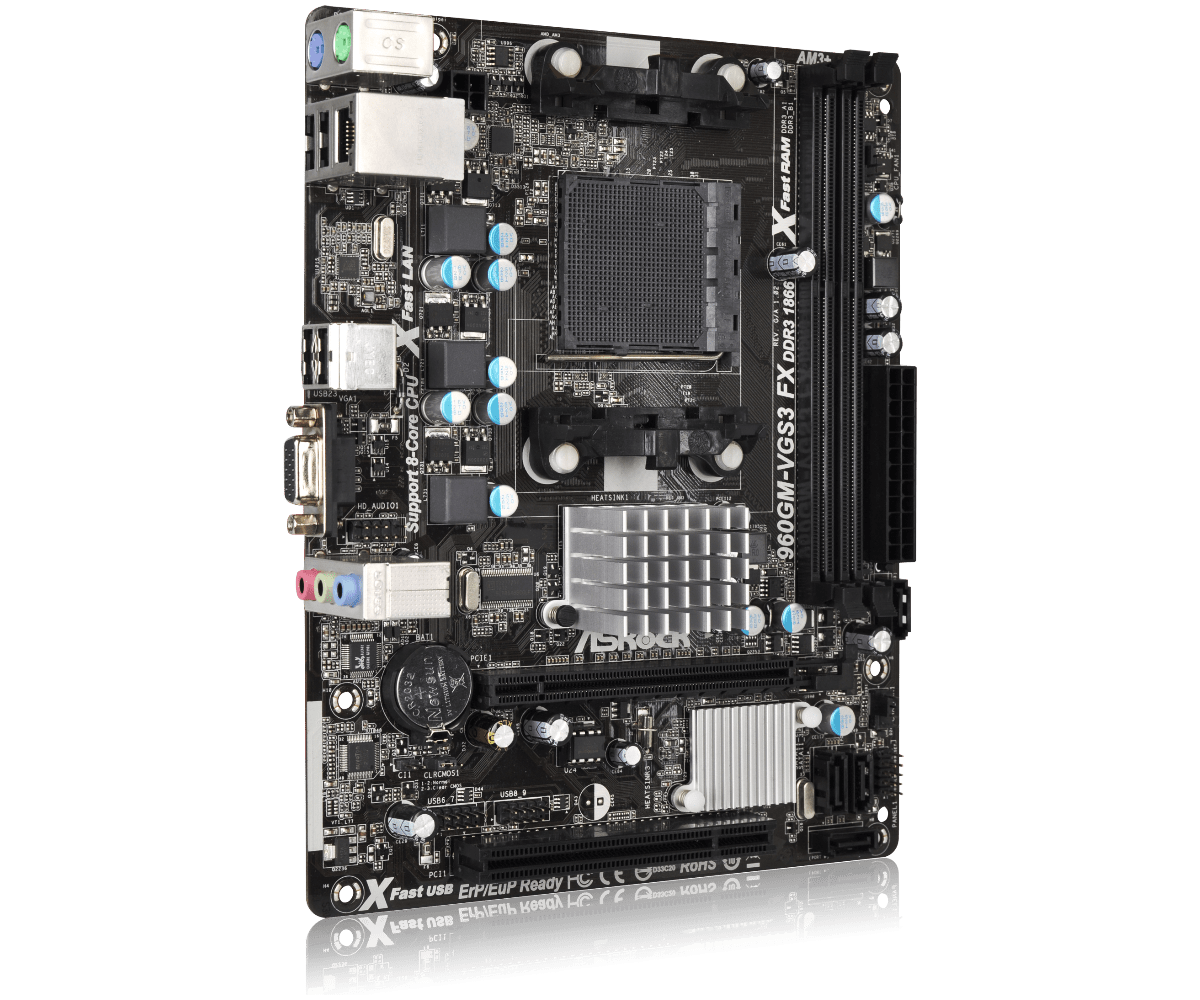 Asrock 960gm vgs3 fx какие процессоры